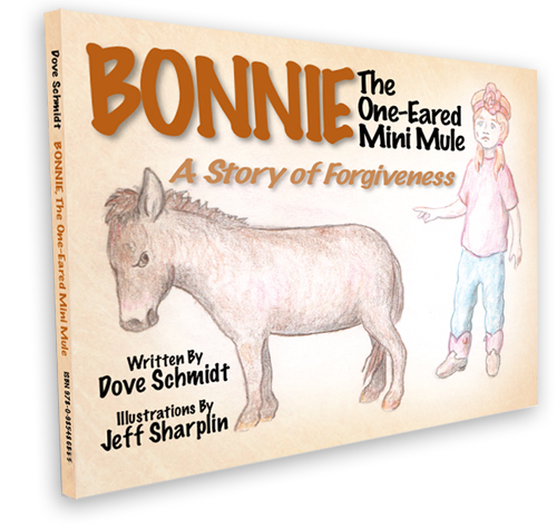 Bonnie, The One-Eared Mini Mule